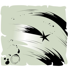 Shooting star vector image