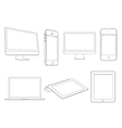 Digital devices vector image