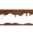 Chocolate drip vector image