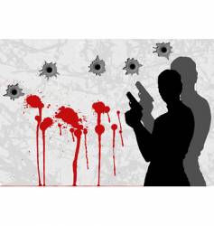 Crime vector image
