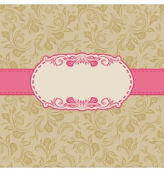 Template frame design vector image