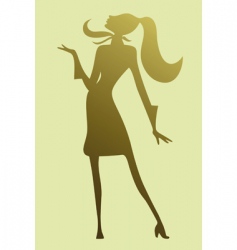 Top model vector image