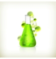 Laboratory flask vector image