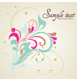 Vintage card vector image