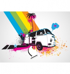 Urban background vector image