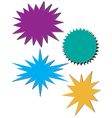 Bursts vector image
