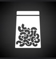Macaroni package icon Macaroni package icon vector image