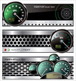 Racing banners vector image