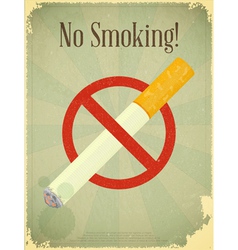 Sign No Smoking vector image