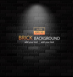 Brick wall vector image