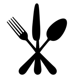 Cutlery vector image