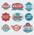 Vintage Label Set vector image
