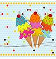 Greeting card scrapbook vector image