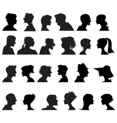 Profiles vector image