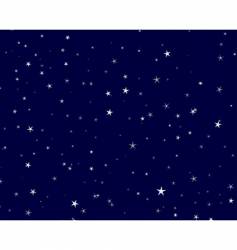 Starry sky vector image