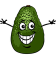 Funny avocado fruit cartoon Funny avocado fruit cartoon vector image