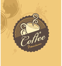Cup of coffee vector image