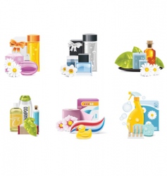 health and beauty suppl vector image