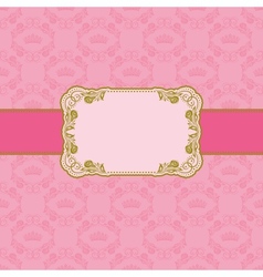 Template frame design vector image