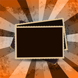 Vintage photo frames vector image