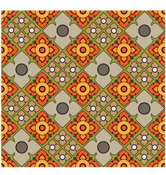 Thai pattern graphic vector image