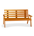 Bench vector image