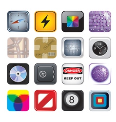 Apps icon set two Apps icon set two vector image