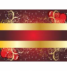 Valentine frame vector image