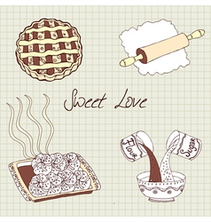 Sweet baking vector image