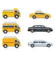 Taxi service icon set vector image