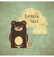 Greeting card vector image