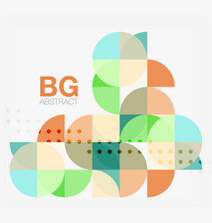 Circle concept composition on white Circle concept composition on white vector image