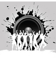 Grunge party background vector image