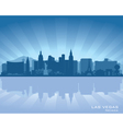 Las vegas nevada skyline vector image