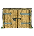 Old gate vector image