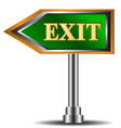 Exit symbol vector image