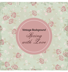 Vintage background vector image