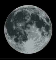 Moon vector image
