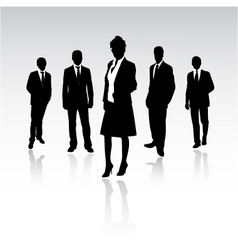 Business team vector image