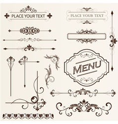 Design elements vector image