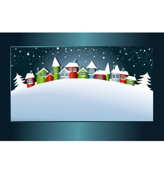 Winter background vector image