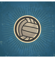 Retro Volleyball Retro Volleyball vector image