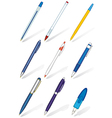 Pens collection vector image