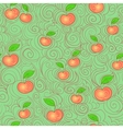 Seamless apple background Seamless apple background vector image