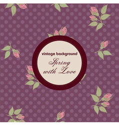 Vintage background vector image