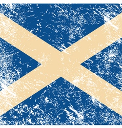 Scotland retro flag vector image