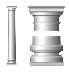 Classic Ancient Column vector image