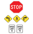 StreetSigns StreetSigns vector image