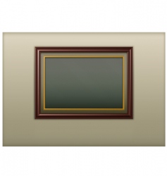 Wooden framework vector image