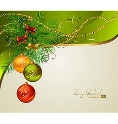 Christmas background vector image